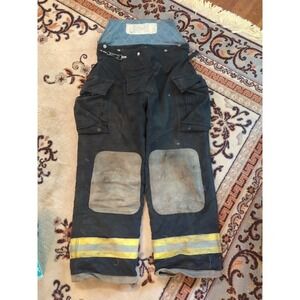 Retired Firefighter Gear Turnout Pants FIRE USED 40" X 30" See Pics